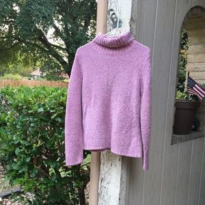 Carolyn Taylor Pink Turtleneck Sweater